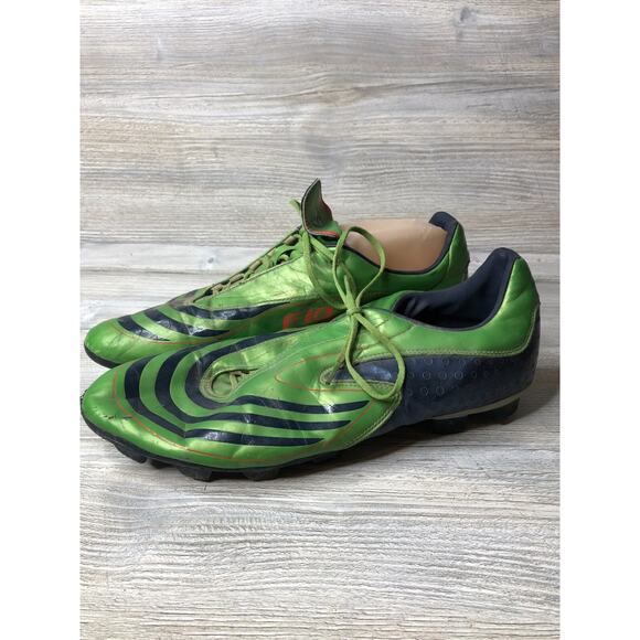 RARE Adidas F10 Tunit Green Football Soccer Cleat 098125 US 11.5 main image 9